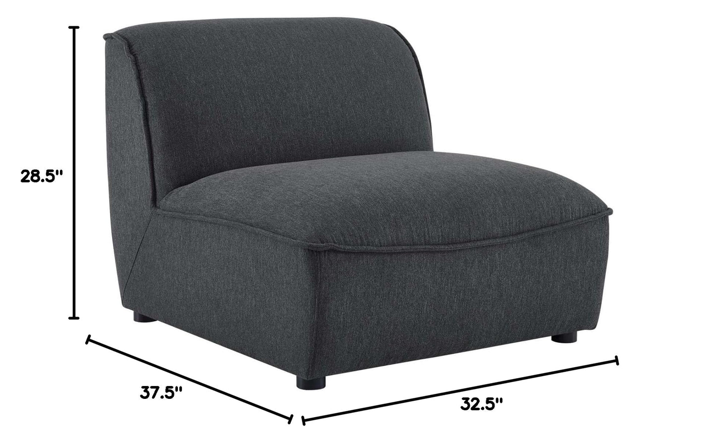 kitchen and dining room sets | CasaFoyer Comprise Upholstered Armless Chair | Ultimate Comfort & Relaxation | French Piping | Dense Foam Padding | Polyester Upholstery | Sturdy Rubberwood Legs | 400 lbs Weight Capacity | casafoyer.myshopify.com