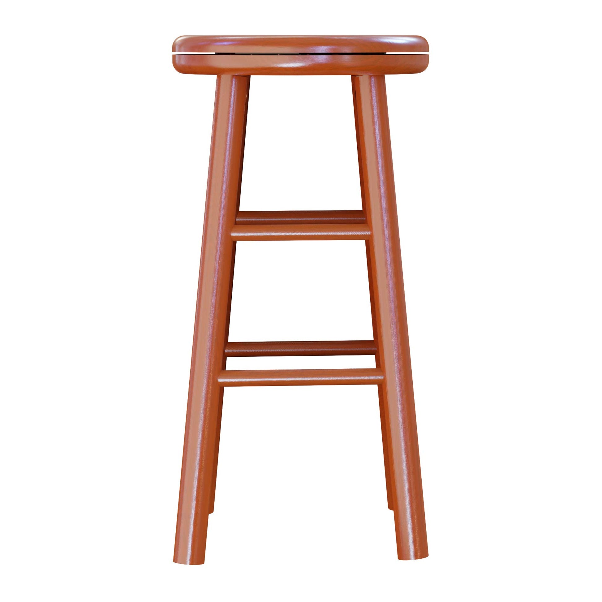 barstools | CasaFoyer  Wood Oakley Swivel Counter Stools | Soft Cherry Finish | Beveled Seats | 25.28H | 220lbs Capacity | 360 Swivel | No Assembly Required | casafoyer.myshopify.com