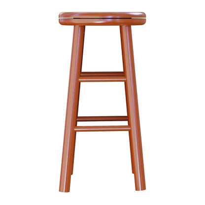 barstools | CasaFoyer  Wood Oakley Swivel Counter Stools | Soft Cherry Finish | Beveled Seats | 25.28H | 220lbs Capacity | 360 Swivel | No Assembly Required | casafoyer.myshopify.com