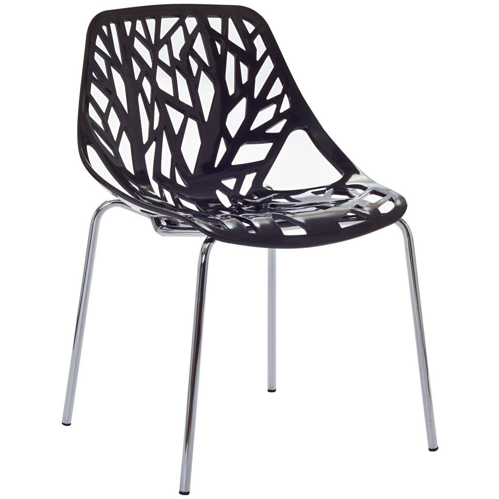 home office desk chairs | CasaFoyer Captivating Stencil Dining Chair | Enchanting Journey | White | casafoyer.myshopify.com