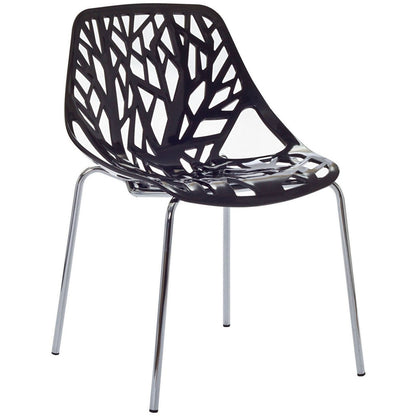 home office desk chairs | CasaFoyer Captivating Stencil Dining Chair | Enchanting Journey | White | casafoyer.myshopify.com
