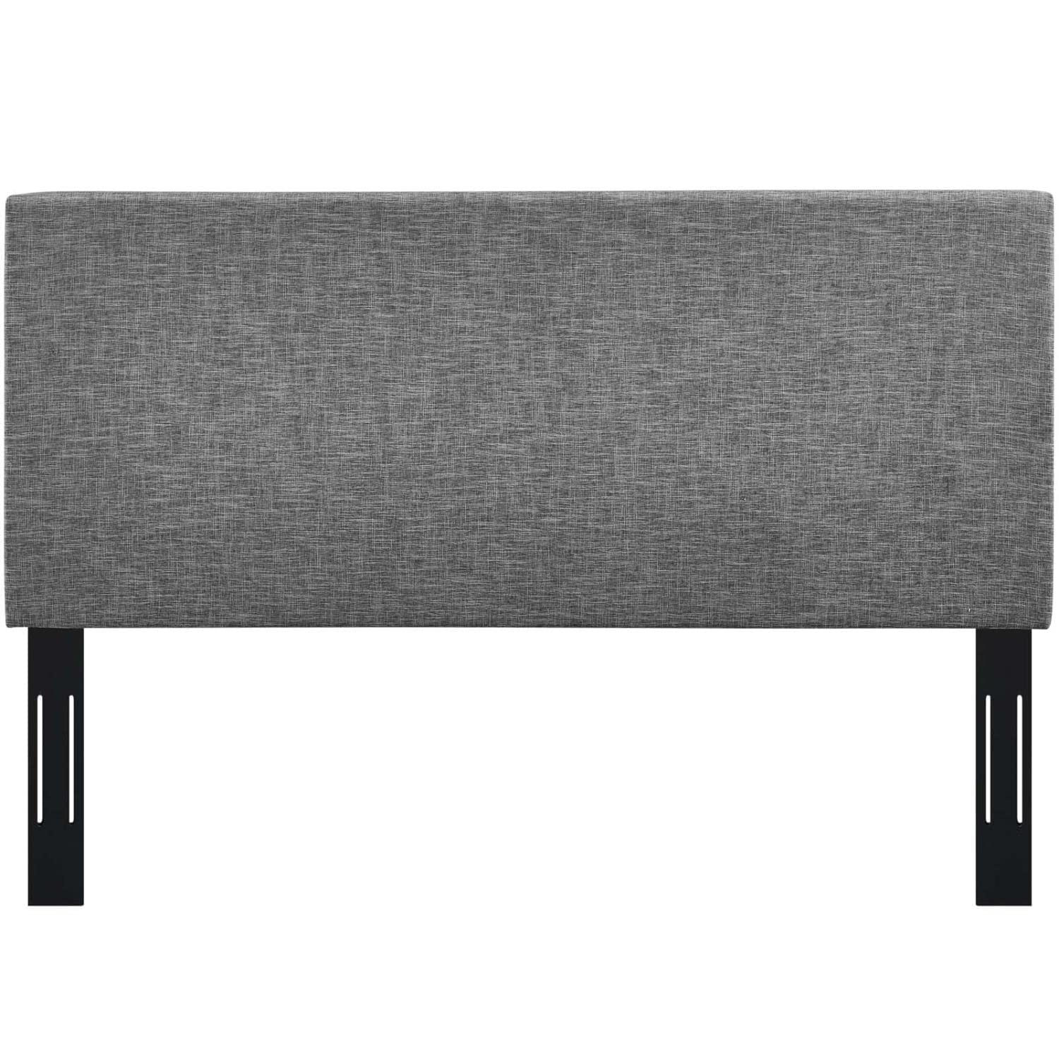Bed | CasaFoyer Taylor Full/Queen Headboard | Elegant Linen Fabric Upholstery | Sturdy Frame | Adjustable Height | Perfect for Full and Queen Beds | Cozy and Luxurious Addition to Any Space | casafoyer.myshopify.com