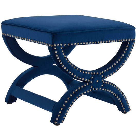 ottomans | CasaFoyer Expound Performance Velvet Ottoman | Stylish, Elegant, Durable | Fully Assembled | Stain-Resistant | Comfortable Foam Padding | Instantly Enhance Your Living Space | casafoyer.myshopify.com