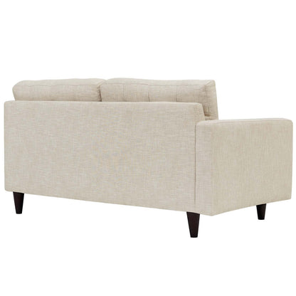 sofas | CasaFoyer Empress Left-Facing Loveseat | Exquisite Design | Tufted Buttons | Luxurious Cushions | Elegant Armrests | Solid Wood Legs | Floor Protection | Beige | casafoyer.myshopify.com