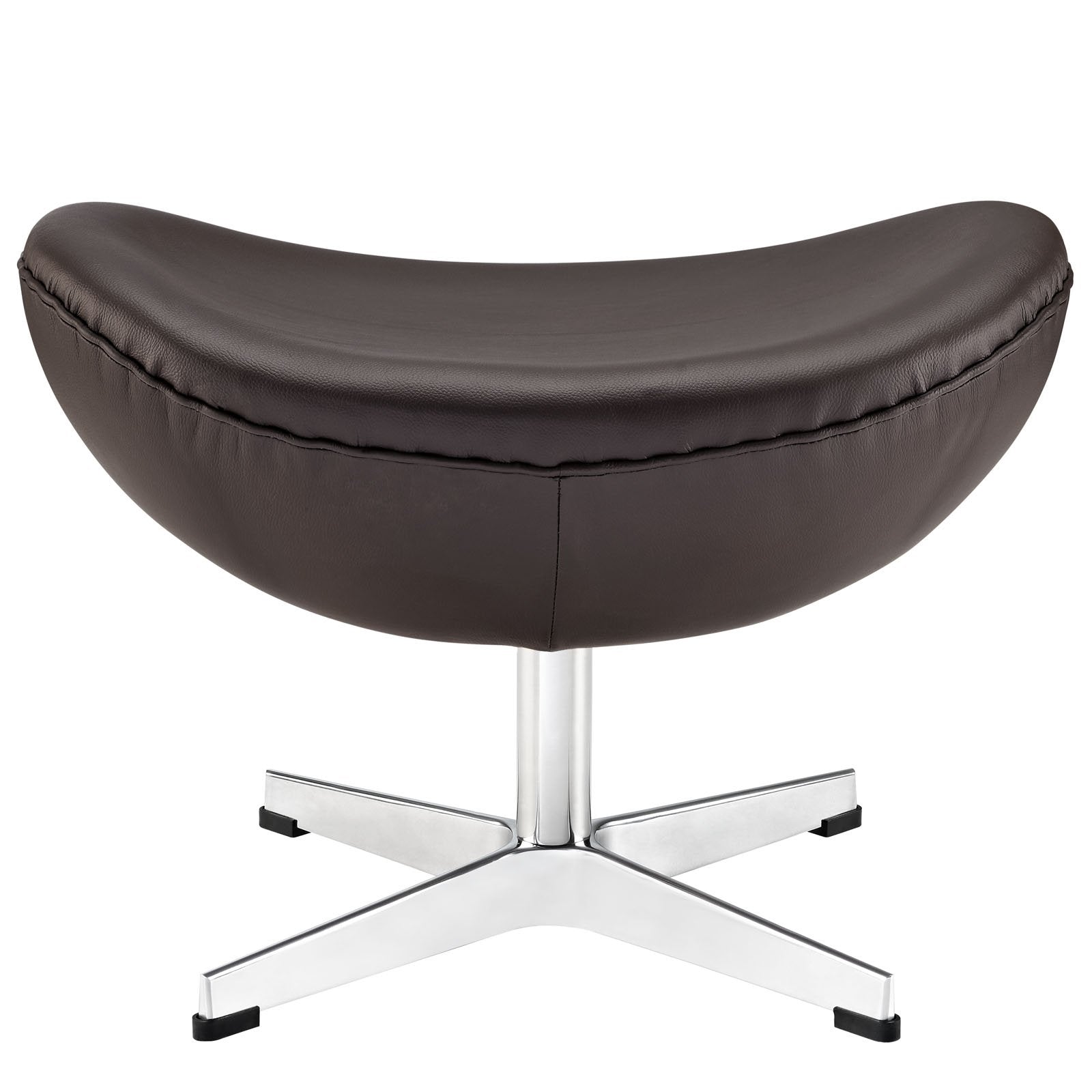 ottomans | CasaFoyer Glove Ottoman in Leather | Flawless Balance & Elegance | Genuine Leather | Wing Tips | Amorphous Shape | High Design Standards | Style & Comfort | Brown | casafoyer.myshopify.com