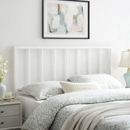 headboards | CasaFoyer Tatum Metal Full Headboard | Sleek Design | Durable Iron Construction | Height-Adjustable | Compatible with Most Full Beds | Easy Assembly | casafoyer.myshopify.com