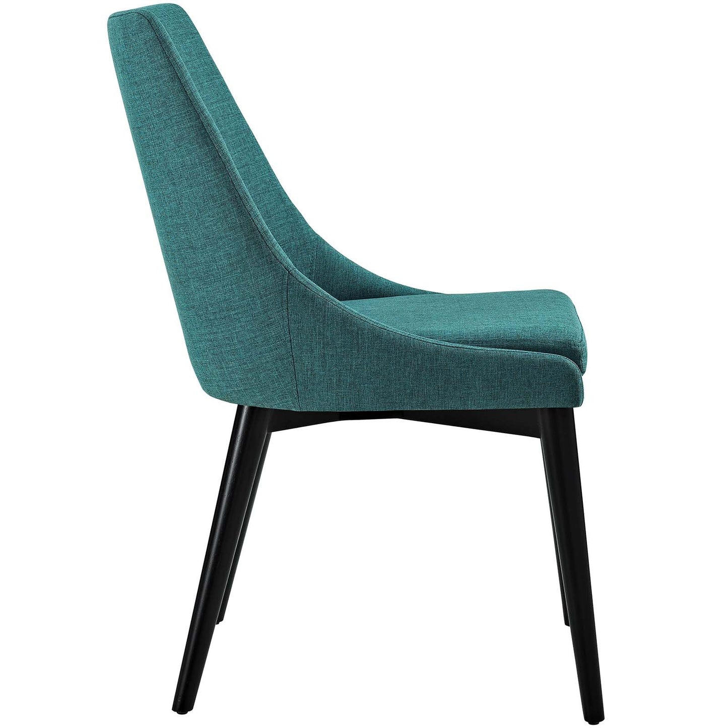 home office desk chairs | CasaFoyer Viscount Side Chair Set of 2 | Elegant Upholstered Dining Chairs with Plush Foam Padding & Tapered Wood Legs | Teal | casafoyer.myshopify.com