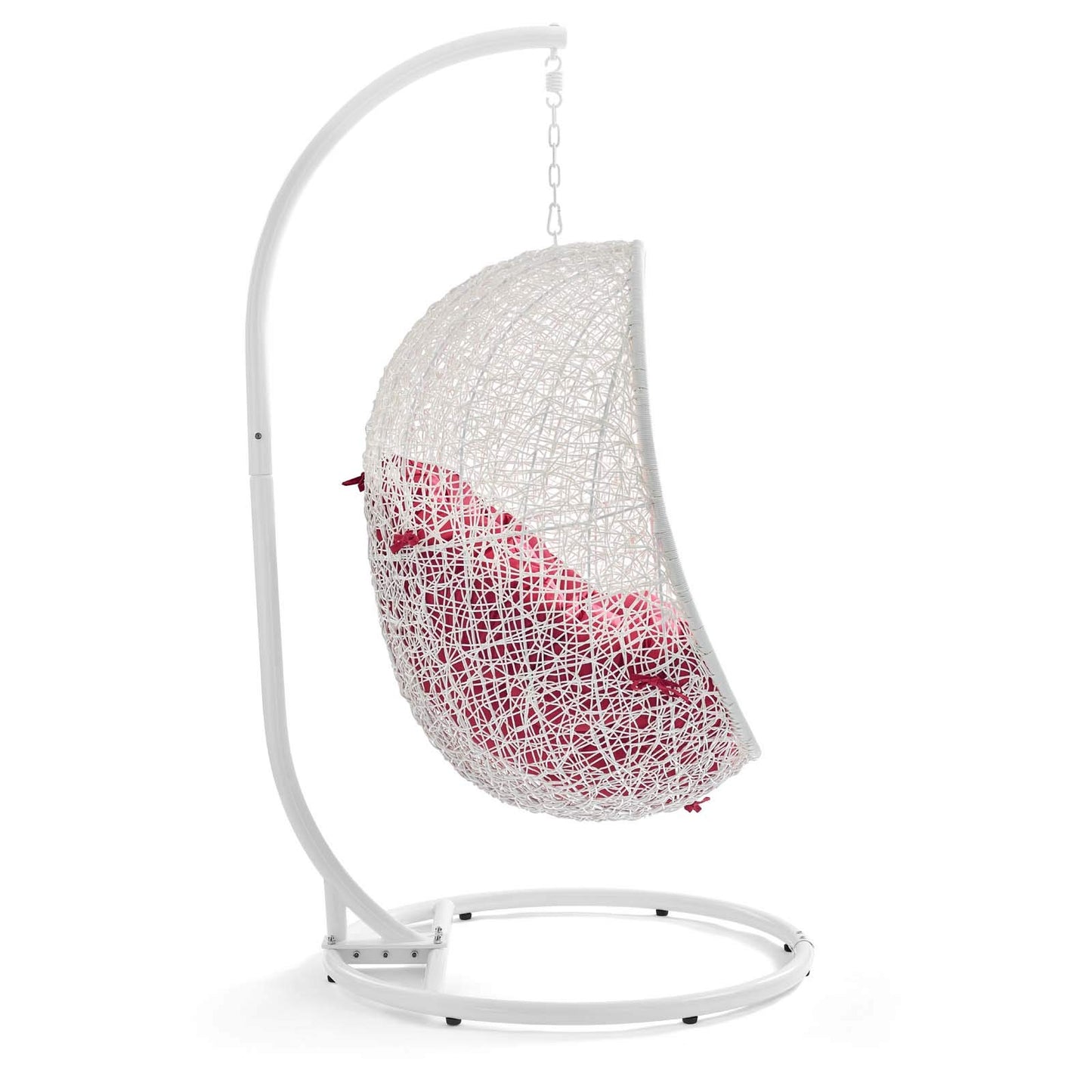 porch swings | Ergode Hide Outdoor Patio Swing Chair | Tranquil Island Getaway | Synthetic Rattan Weave | All-Weather Cushion | Powder-Coated Steel Frame | Hanging Chain | Indoor/Outdoor Use | UV Resistant | Cloak Swing Chair | casafoyer.myshopify.com