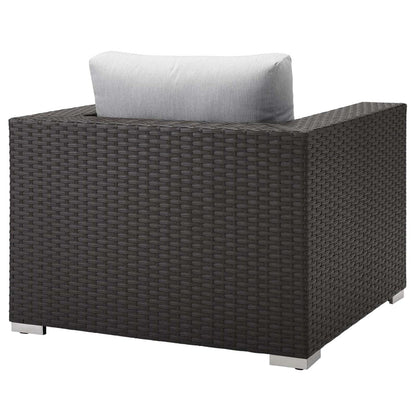 Patio Furniture Sets | Sojourn Outdoor Patio Arm Chair | Sturdy & Versatile | Sunbrella Cushions | UV Resistant | Powder-Coated Aluminum Frame | casafoyer.myshopify.com