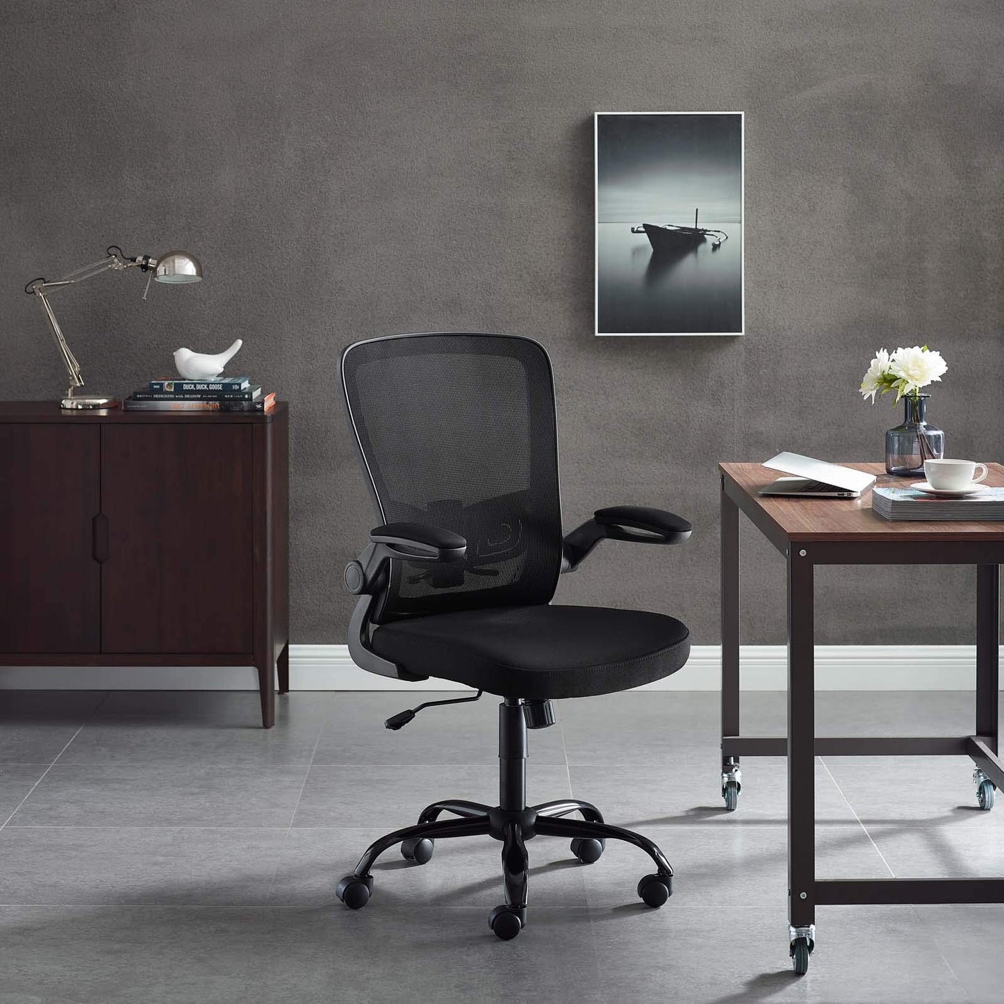 home office desk chairs | CasaFoyer Exceed Ergonomic Mesh Office Chair | Improve Concentration & Efficiency | Breathable Back & Seat | Flip-Up Arms | Lumbar Support | Height Adjustment | casafoyer.myshopify.com