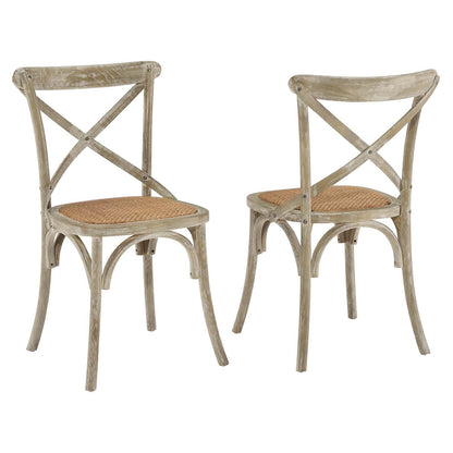 home office desk chairs | CasaFoyer Rustic-Contemporary Dining Side Chairs | Wooden Backrest | Tapered Legs | Fully Assembled | Set of 2 | Ideal for Country Cottages & Urban Dwellings | casafoyer.myshopify.com