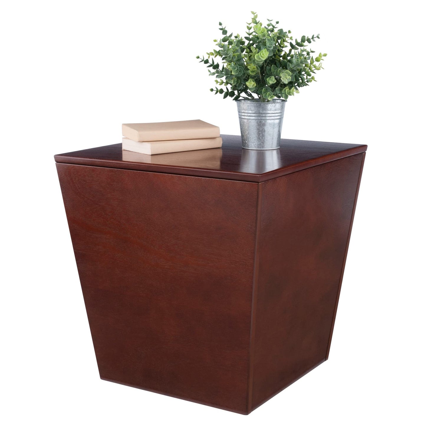 Show piece | Stylish & Adaptable Tapered Cube | Ready to Assemble | 18.43 W x 18.43 D x 18.11 H | 24.85 lbs | Enhances Any Furniture Style | casafoyer.myshopify.com