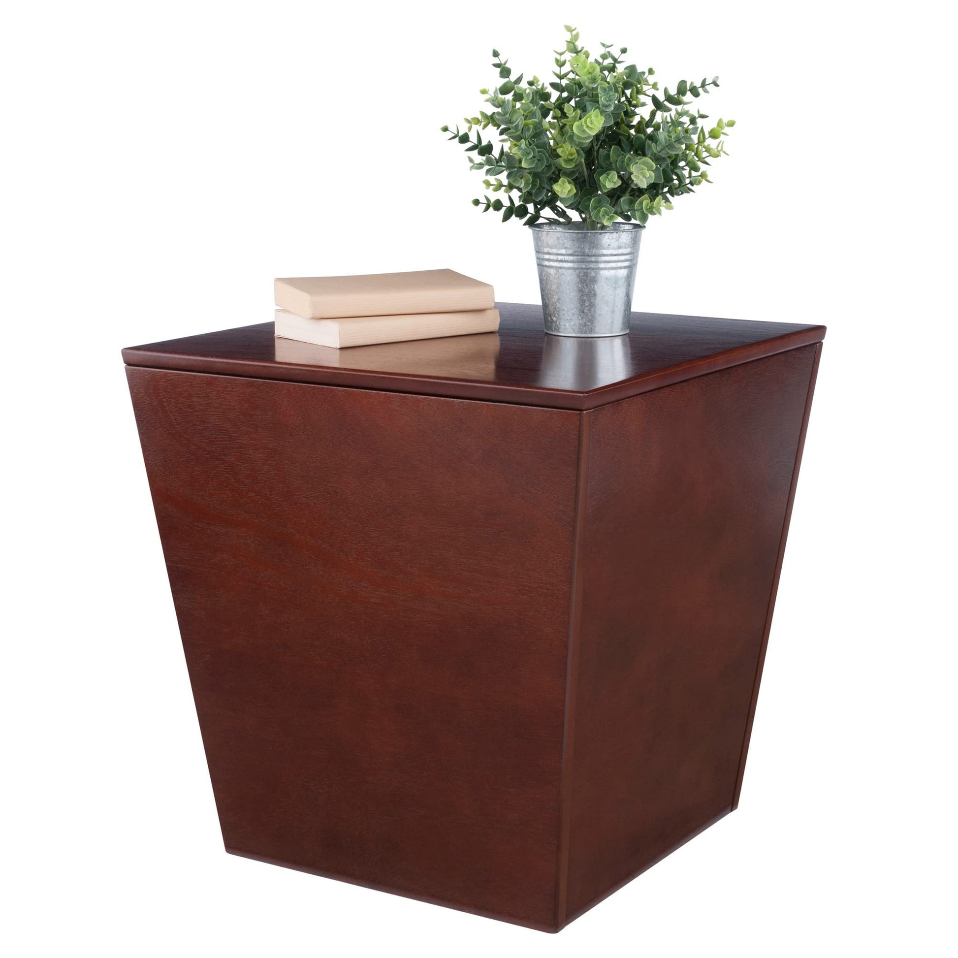 Show piece | Stylish & Adaptable Tapered Cube | Ready to Assemble | 18.43 W x 18.43 D x 18.11 H | 24.85 lbs | Enhances Any Furniture Style | casafoyer.myshopify.com