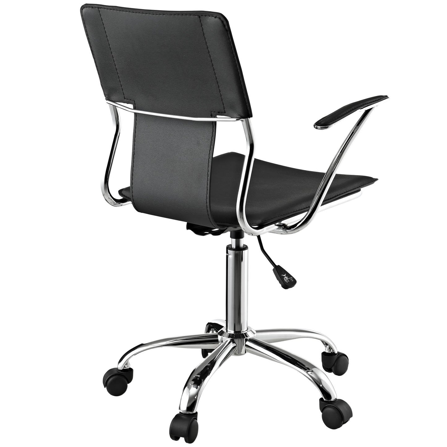 home office desk chairs | CasaFoyer Propel Office Chair | Sleek Design for Enhanced Productivity | Padded Armrests | Chrome-Plated Steel Frame | Customizable Back Angle | Black | casafoyer.myshopify.com