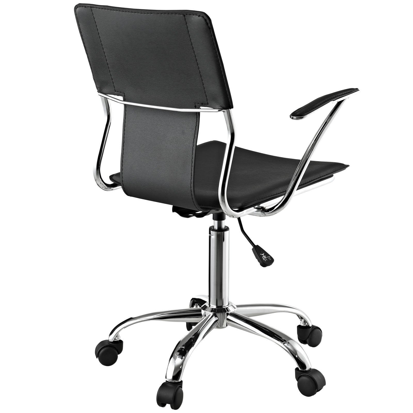 home office desk chairs | CasaFoyer Propel Office Chair | Sleek Design for Enhanced Productivity | Padded Armrests | Chrome-Plated Steel Frame | Customizable Back Angle | Black | casafoyer.myshopify.com