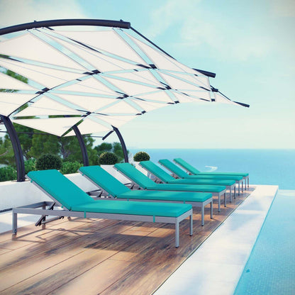 home office desk chairs | CasaFoyer Shore Outdoor Patio Chaise Lounge Chair Set | Sleek & Durable Aluminum Frame | Easy Assembly | Effortless Mobility | Protects Patio Surface | Chic & Minimalist Design | Set of 6 | casafoyer.myshopify.com