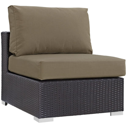 kitchen and dining room sets | CasaFoyer Convene Outdoor Sectional Set | Synthetic Rattan | Weather-Resistant Cushions | 5 Piece Patio Sofa Set | casafoyer.myshopify.com