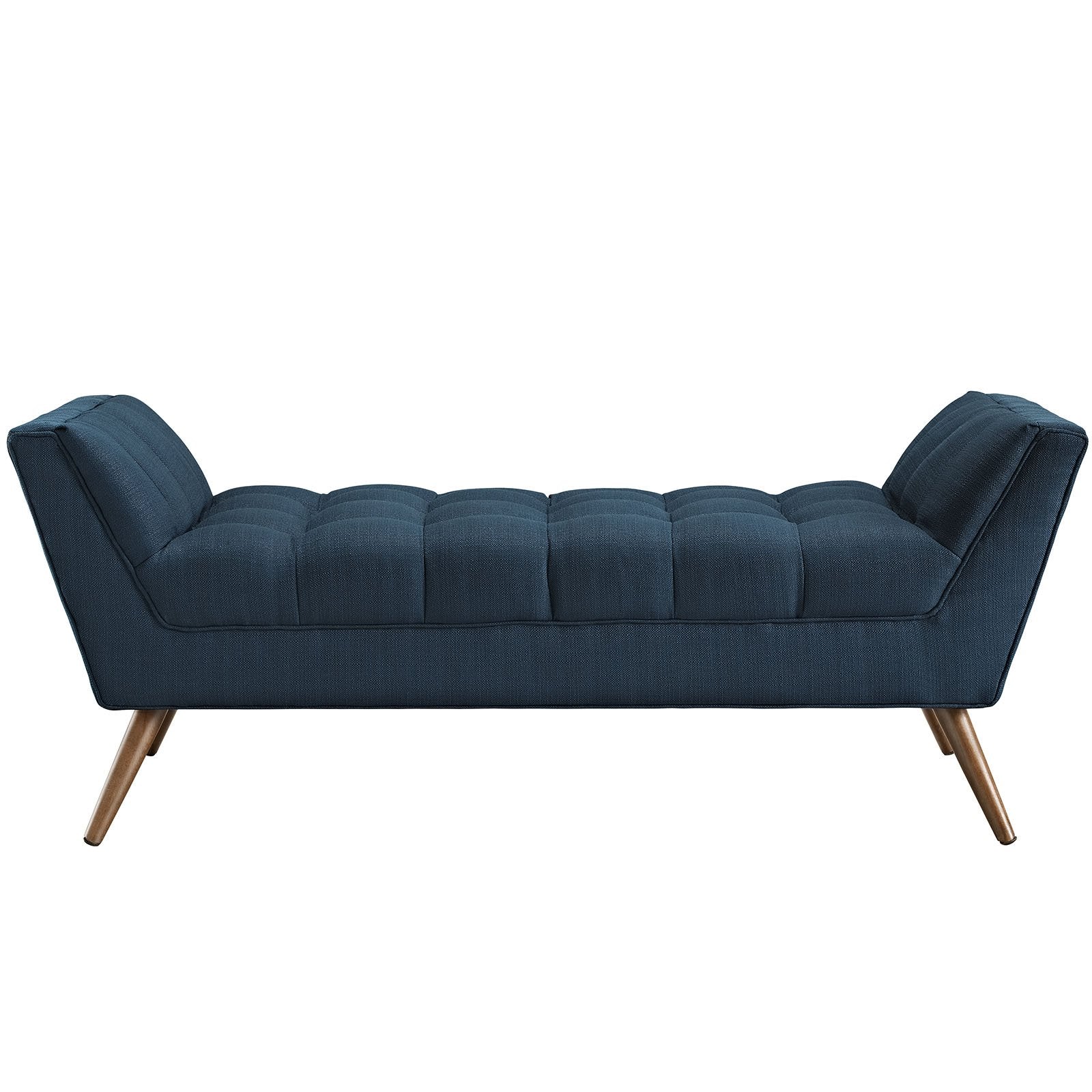 ottomans | CasaFoyer Response Collection Tufted Upholstered Bench - Azure | Meticulously Designed | Comfortable & Stylish | Tapered Wood Legs | Exceptional Quality | casafoyer.myshopify.com