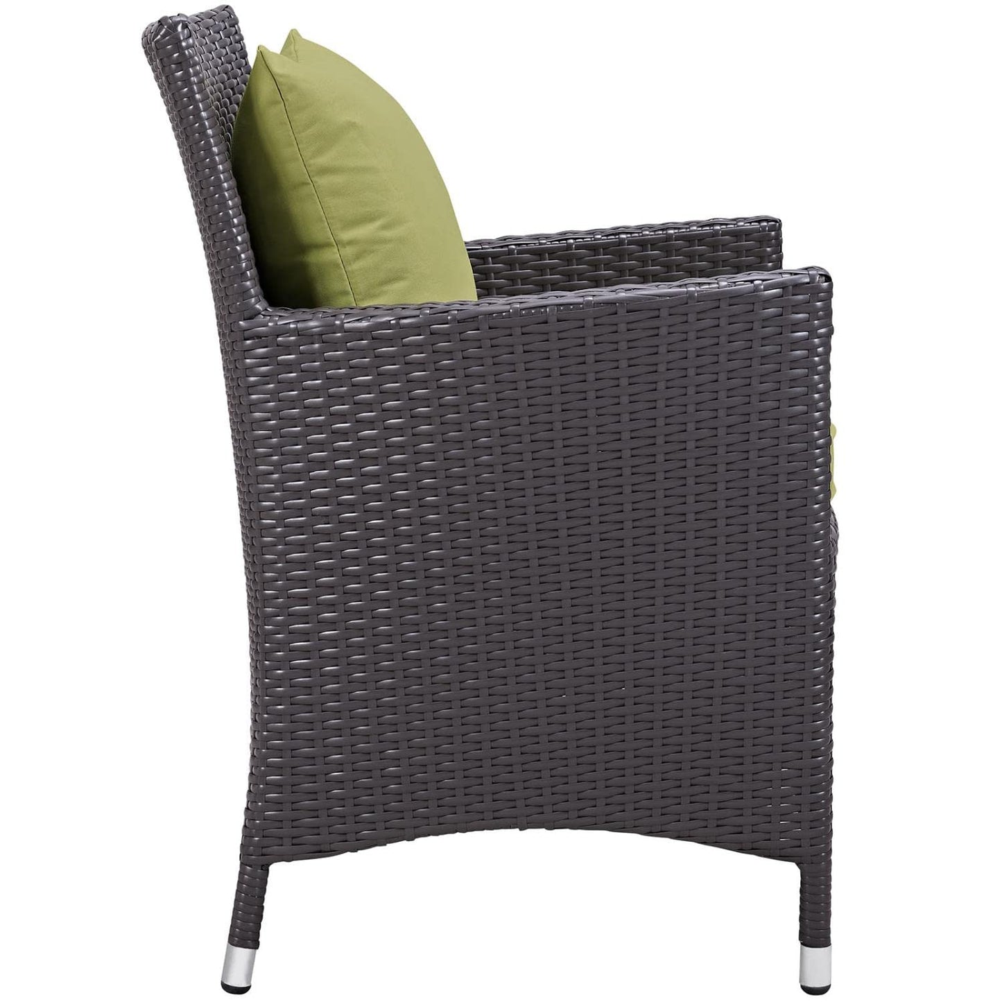 kitchen and dining room sets | CasaFoyer Convene Outdoor Sectional Series | Durable Rattan Weave | Weather-Resistant Cushions | 5 Piece Patio Dining Set with Glass Top | casafoyer.myshopify.com