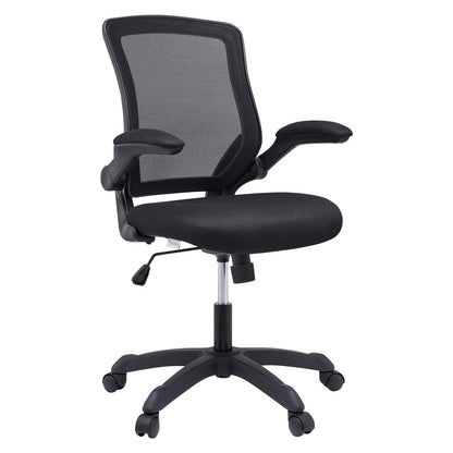 home office desk chairs | CasaFoyer Veer Mesh Office Chair | Ultimate Comfort & Functionality | Breathable Back | Waterfall Seat | 90-Degree Rotating Armrests | Tilt & Tension Control | Pneumatic Lift | Dual-Wheel Casters | Orange | casafoyer.myshopify.com