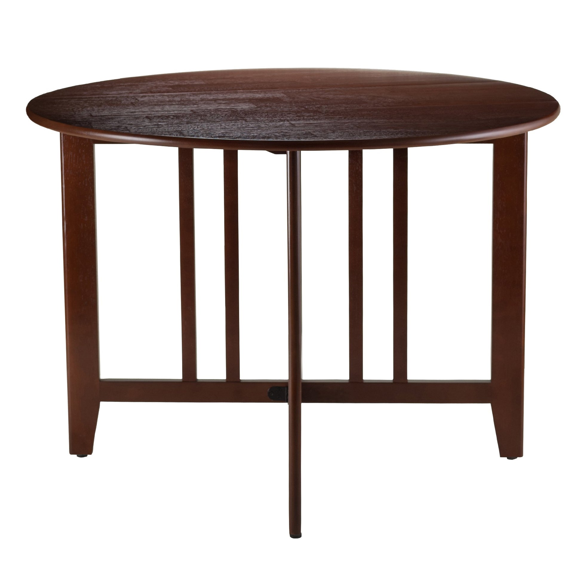childrens table and chair sets | CasaFoyer Alamo Round Drop Leaf Table | 4 Hamilton Chairs | Small Spaces | Solid Wood | Easy Assembly | Walnut Finish | casafoyer.myshopify.com