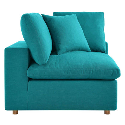 kitchen and dining room sets | CasaFoyer Commix | Luxurious & Inviting 7-Piece Sectional Sofa Set | Comfortable Down Filled Design | Soft Polyester & Linen Upholstery | Modern Elegance | Teal | casafoyer.myshopify.com