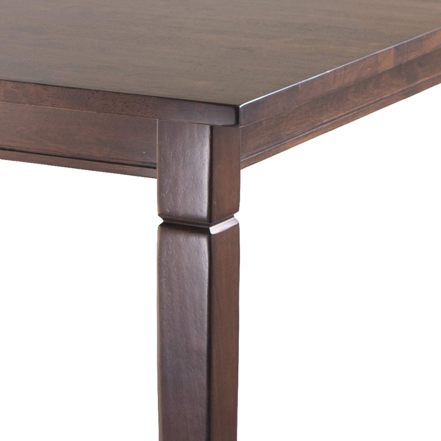 childrens table and chair sets | CasaFoyer Kingsgate High Table | Saddle Seat Stool Set - Solid Wood | Antique Walnut Finish - Elegant 3-Piece Dining Set for Kitchen - 33.86 W x 33.86 D x 38.9 H - 38.5 lbs | casafoyer.myshopify.com