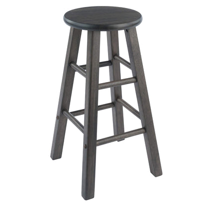 STOOL_SEATING | CasaFoyer  Wood Element Counter Stool Set | Oyster Gray | 2-Pc Set | Solid Wood | 220lbs Weight Capacity | Stable & Stylish | Multiple Finishes | casafoyer.myshopify.com