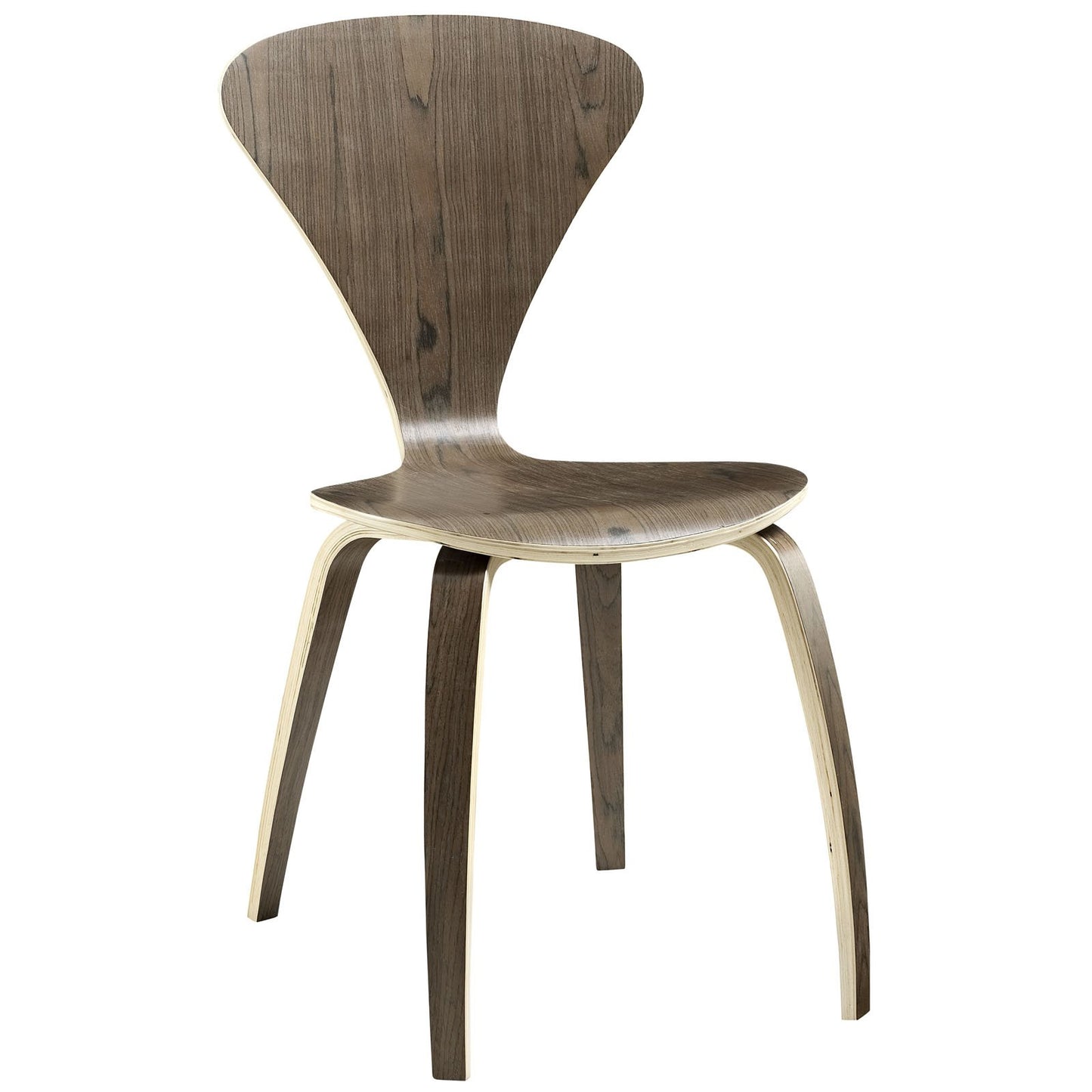home office desk chairs | CasaFoyer Vortex Chair | Molded Wood | Comfortable Waterfall Seat | V-Shaped Back | Dark Walnut | Exceptional Design & Functionality | casafoyer.myshopify.com