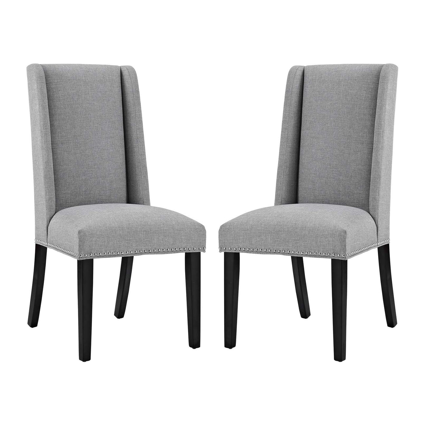 home office desk chairs | CasaFoyer Baron Dining Chair Set of 2 | Opulent Heritage | Elegant Design | Handcrafted | Nailhead Trim | Foam Padding | Luxurious Upholstery | Solid Wood Frame | Non-Marking Foot Glides | Ideal for Modern Residences | casafoyer.myshopify.com
