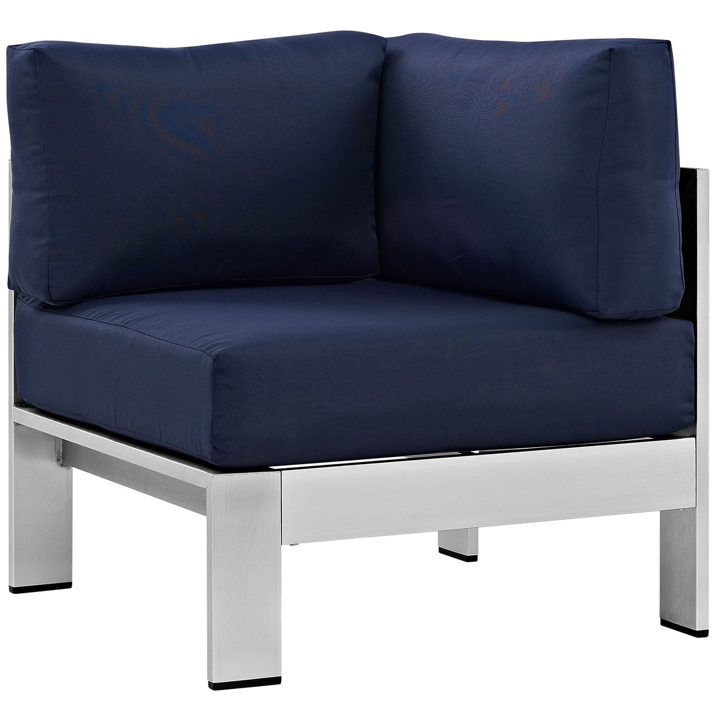 patio bistro sets | CasaFoyer Shore Outdoor Patio Corner Arm Chair | Sturdy Aluminum Frame | Weather-Tested Fabric | Stylish & Functional | Set of 1 | casafoyer.myshopify.com