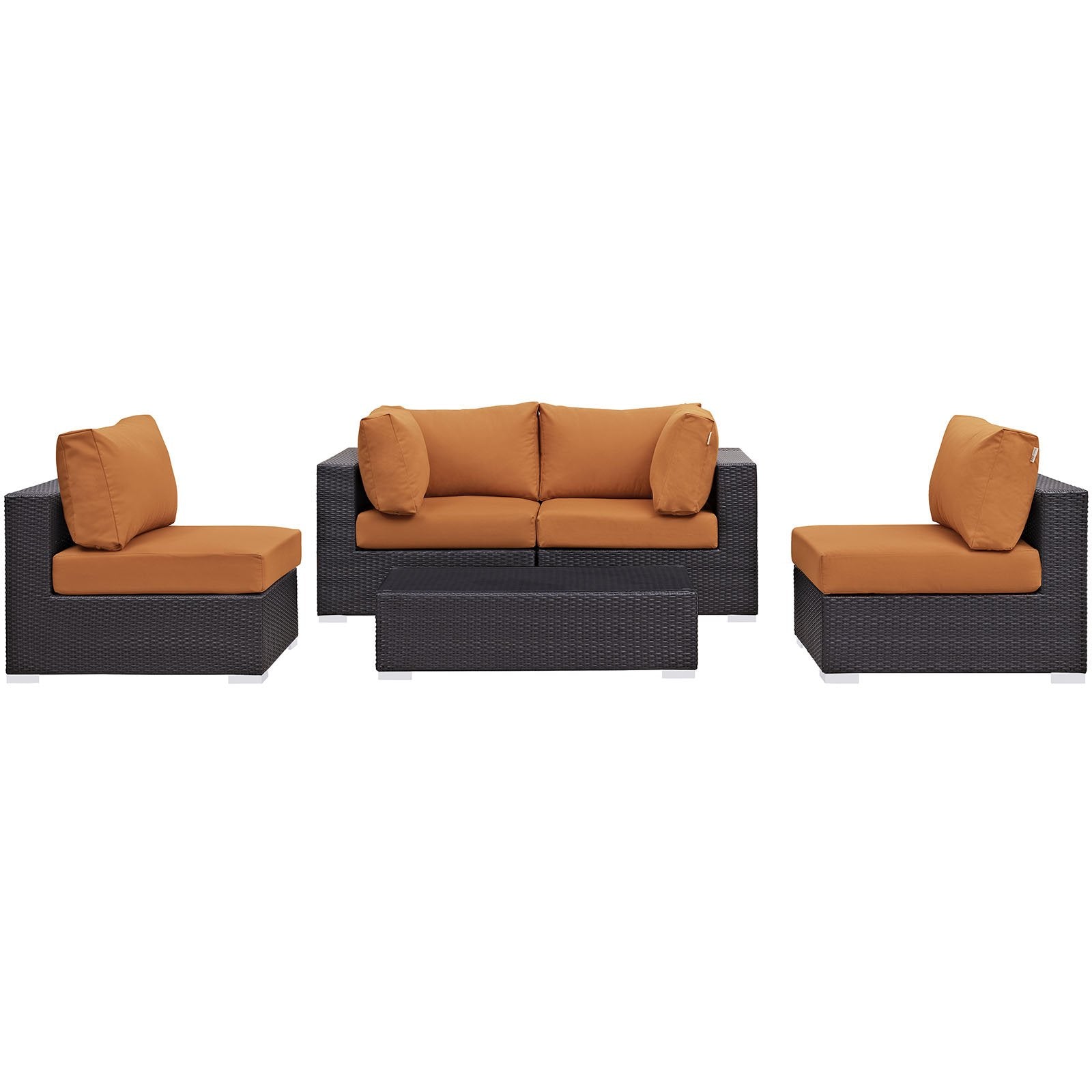 kitchen and dining room sets | CasaFoyer Convene Outdoor Sectional Set | Durable Rattan Weave | Weather-Resistant Cushions | Versatile & Stylish | Includes Coffee Table & Chairs | casafoyer.myshopify.com