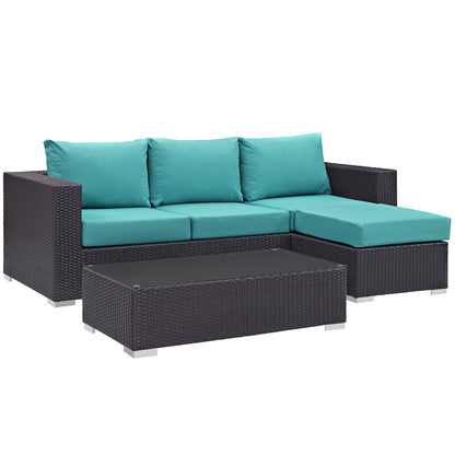 sofas | CasaFoyer Convene Outdoor Sectional Set | Durable Rattan Weave | Aluminum Frame | Weather-Resistant Cushions | Patio, Backyard, Poolside Furniture | casafoyer.myshopify.com