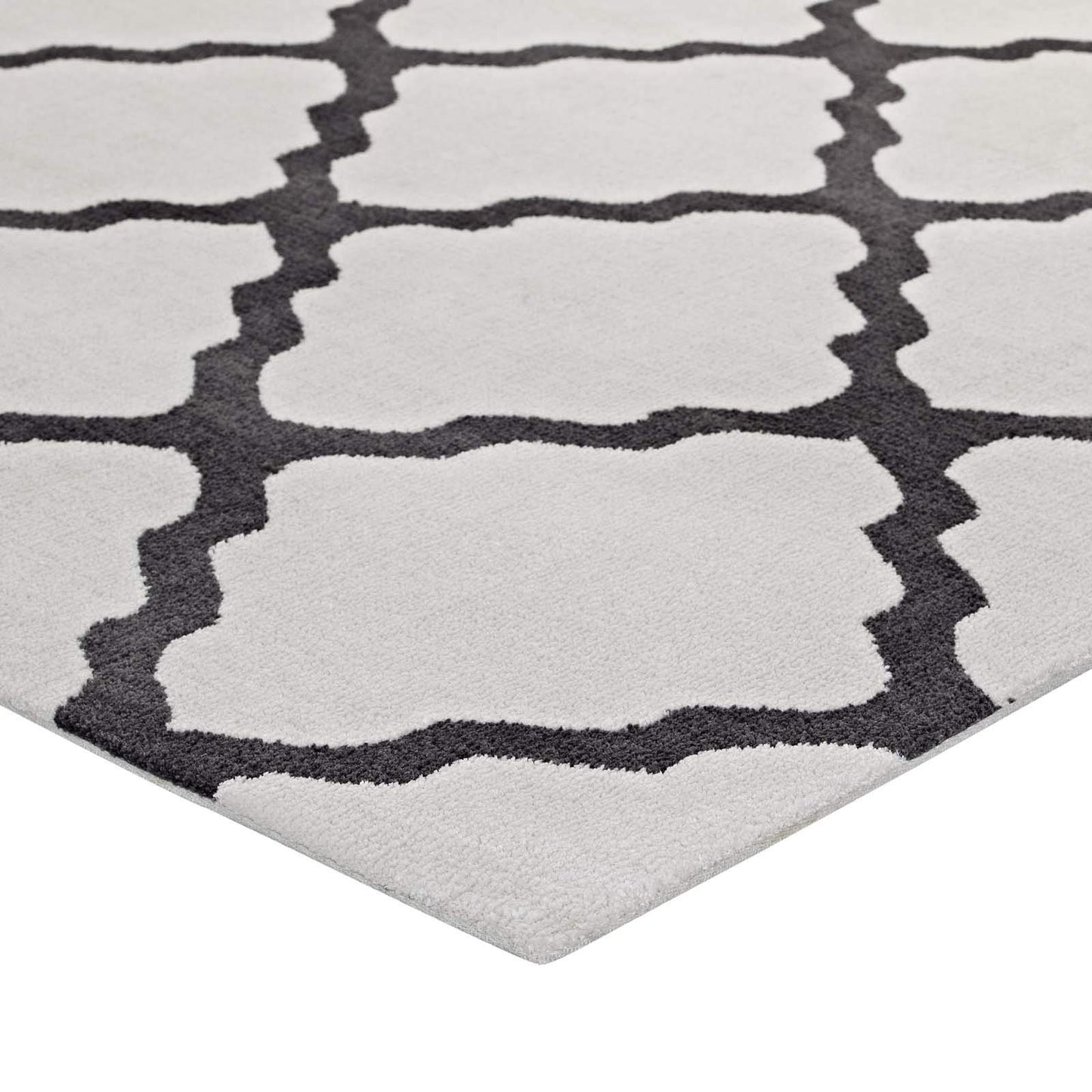 area rugs | CasaFoyer Marja Moroccan Trellis Area Rug | Elegant Lattice Design | Soft Polyester Microfiber | Durable Jute Bottom | Minimal Shedding | Stain-Resistant | Easy to Maintain | 8x10 Size | casafoyer.myshopify.com