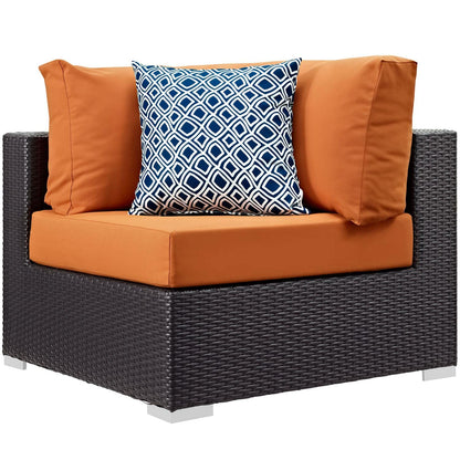 kitchen and dining room sets | CasaFoyer Convene Outdoor Sectional Set | Durable Rattan Weave | Weather-Resistant Cushions | 5-Piece Furniture Set for Patio, Backyard, Poolside | casafoyer.myshopify.com