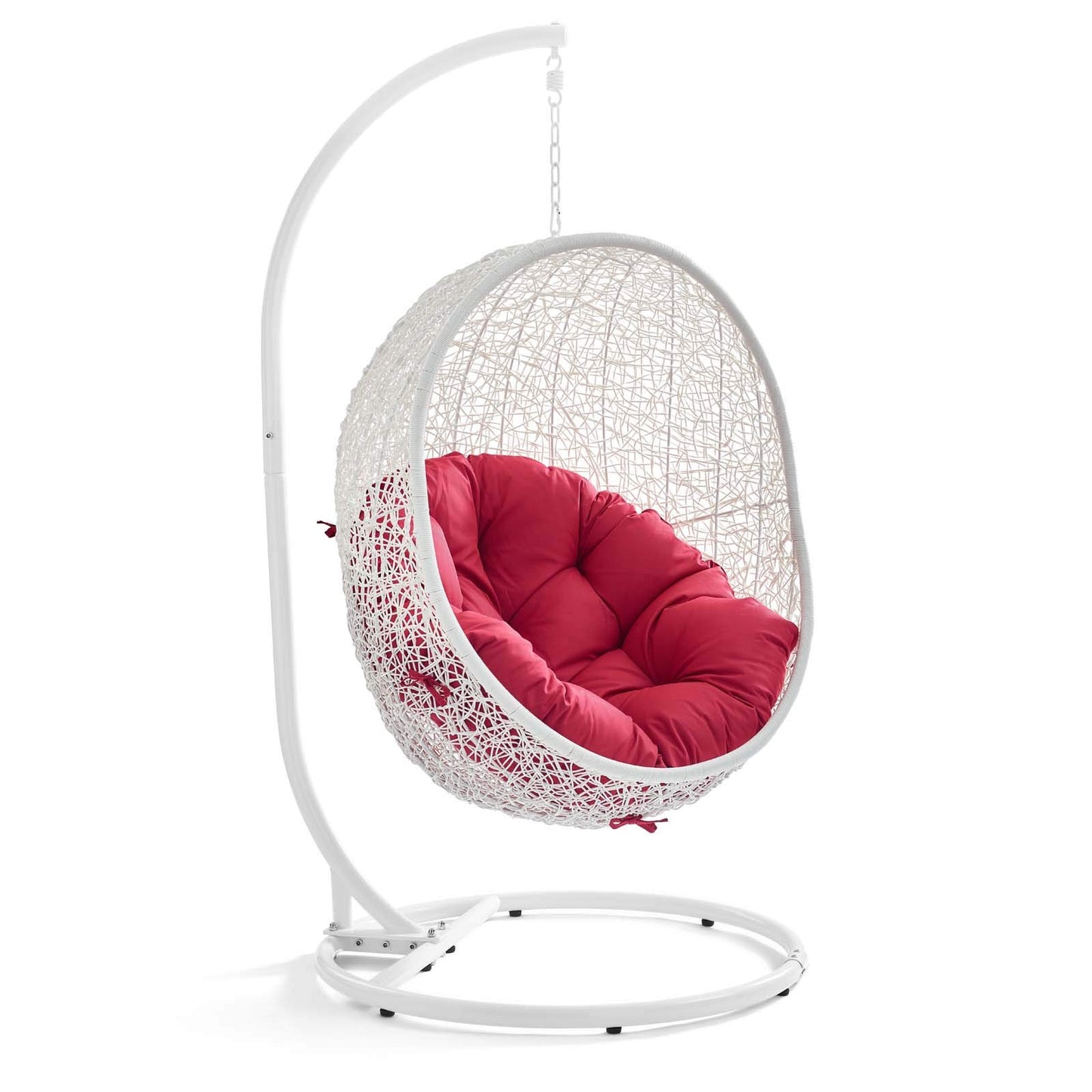 porch swings | Ergode Hide Outdoor Patio Swing Chair | Tranquil Island Getaway | Synthetic Rattan Weave | All-Weather Cushion | Powder-Coated Steel Frame | Hanging Chain | Indoor/Outdoor Use | UV Resistant | Cloak Swing Chair | casafoyer.myshopify.com
