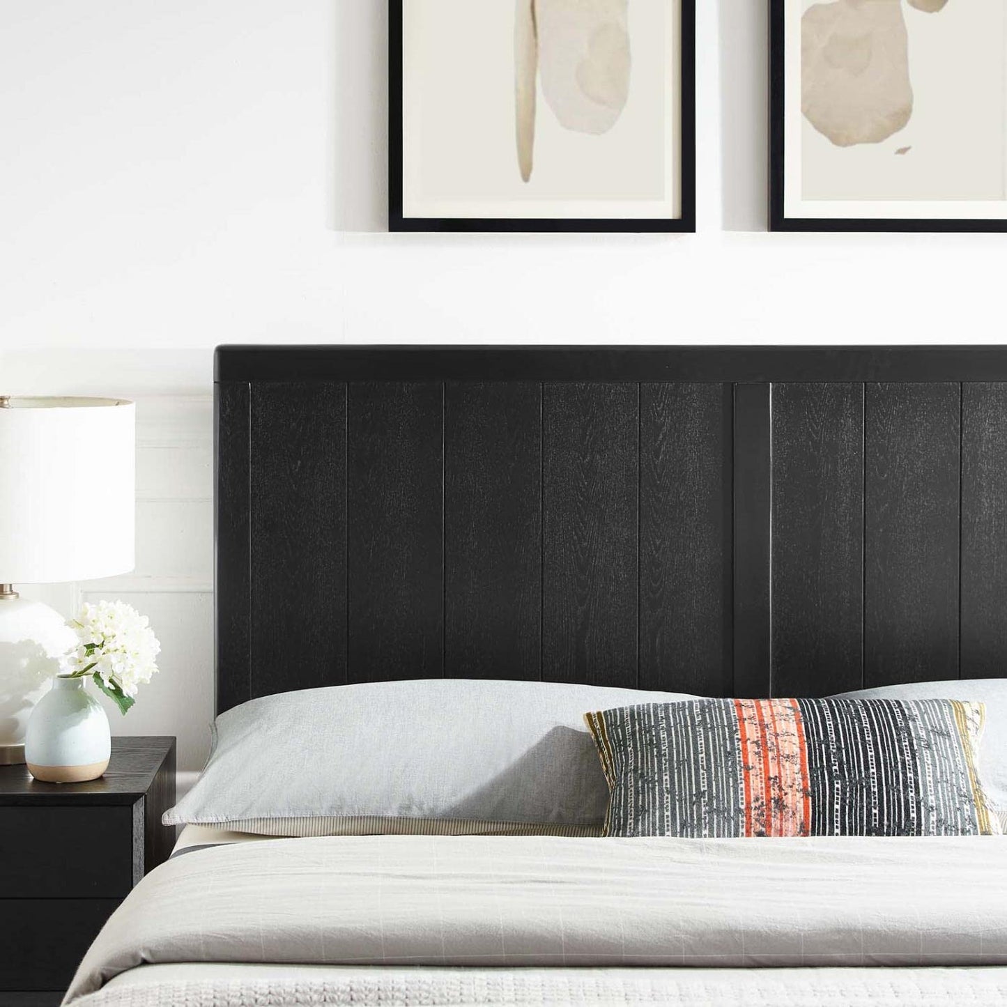 headboards | CasaFoyer Robbie Wood Queen Headboard | Vintage Charm | Mid-Century Design | Durable Rubberwood | MDF Veneer | Enhance Your Bedroom Décor | casafoyer.myshopify.com