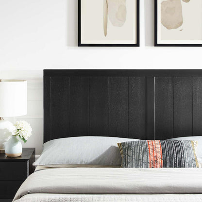 Bed | CasaFoyer Robbie Wood Twin Headboard | Mid-Century Design | Durable Rubberwood & MDF Veneer | Interchangeable with Billie & Margo Collections | Customizable | Assembly Required | casafoyer.myshopify.com