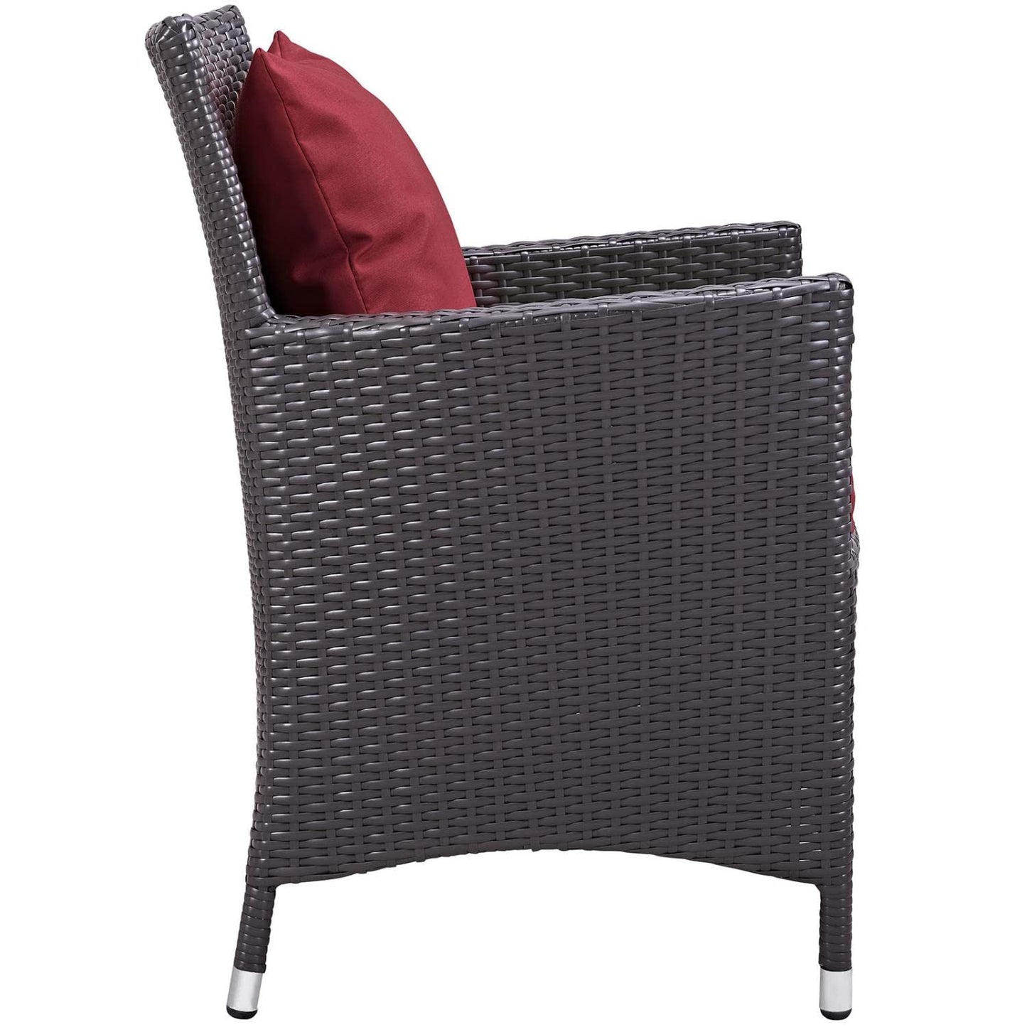 kitchen and dining room sets | CasaFoyer Convene Outdoor Sectional Set | 4 Dining Armchairs & Glass Top Table | Durable Rattan Weave | Weather-Resistant Cushions | Elevate Outdoor Gatherings | casafoyer.myshopify.com