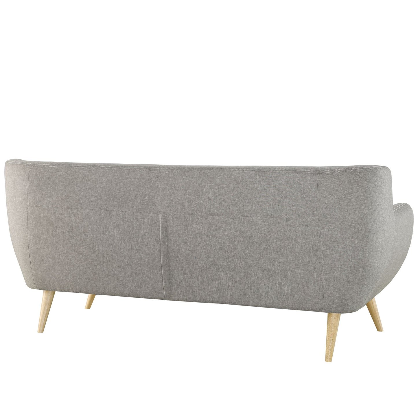 Sofa & chair Sets | Exquisite Remark Sofa | Luxurious & Stylish | Dual Cushion Design | Organic Shape | Natural Wood Legs | Mid-Century Modern | Polyester Upholstery | Finely Stitched Buttons | Perfect for Living Rooms & Lounges | casafoyer.myshopify.com