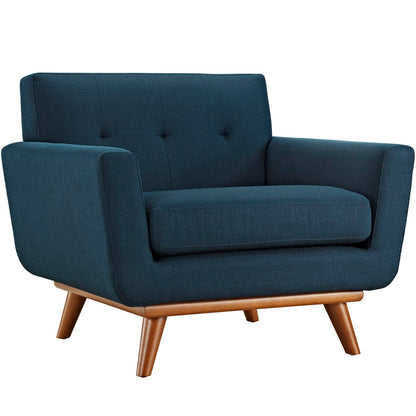 home office desk chairs | Engage Living Room Set | Curved Design | Dual Cushions | Solid Frame | Plush Upholstery | Ottoman & Armchair | Perfect for Lounging & Conversations | casafoyer.myshopify.com