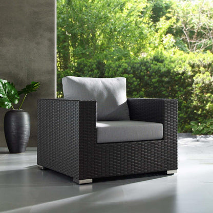 Patio Furniture Sets | Sojourn Outdoor Patio Arm Chair | Sturdy & Versatile | Sunbrella Cushions | UV Resistant | Powder-Coated Aluminum Frame | casafoyer.myshopify.com