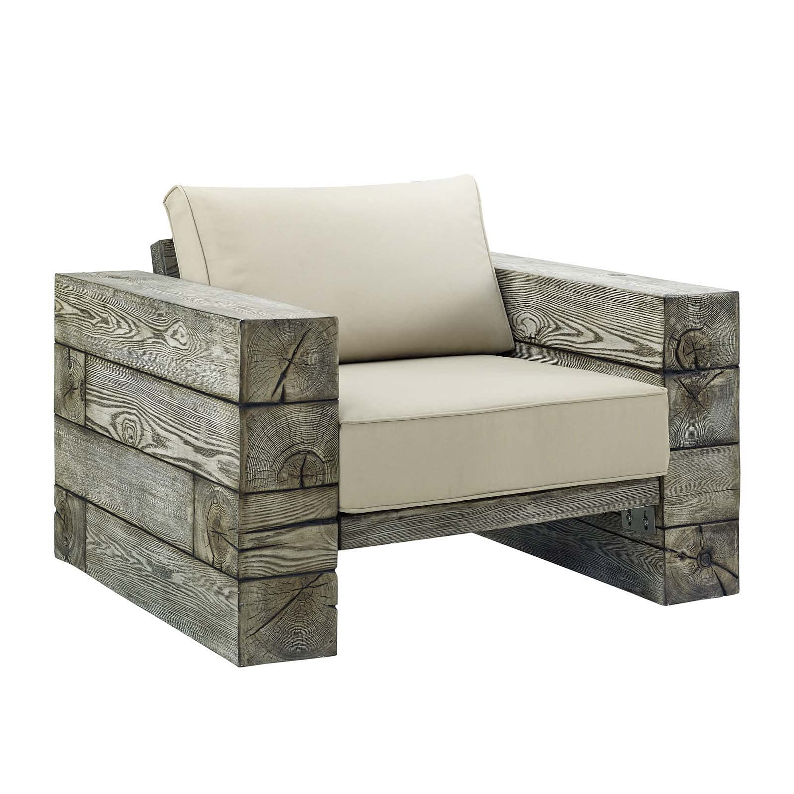 kitchen and dining room sets | CasaFoyer Manteo Outdoor Patio 4 Piece Set | Sofa, Armchair, Side Table, Fire Pit Table | Driftwood Finish | All-Weather Cushions | 50,000 BTU Burner | PVC Cover | Rustic Modern Design | casafoyer.myshopify.com