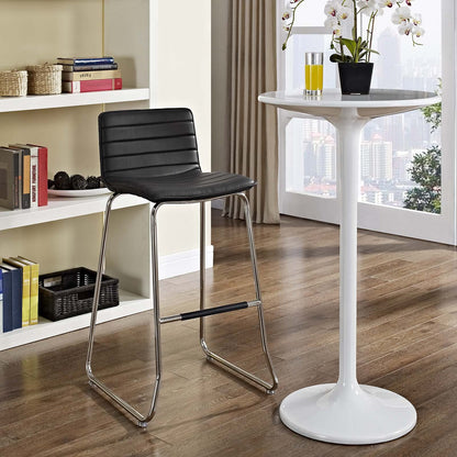 barstools | CasaFoyer Dive Bar Stool | Sleek Design | Stainless Steel Base | Ideal for Bars, Restaurants, Hotels, and Home Settings | Captivating and Ambitious | Black | casafoyer.myshopify.com