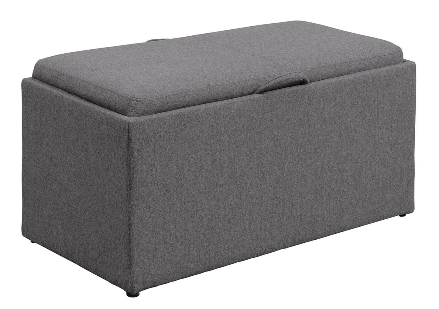 Sofa & chair Sets | Designs4Comfort Sheridan Storage Bench | Reversible Tray | 2 Side Ottomans | Ample Storage | Comfortable Seating | Hardwood Serving Trays | Functional & Stylish | casafoyer.myshopify.com