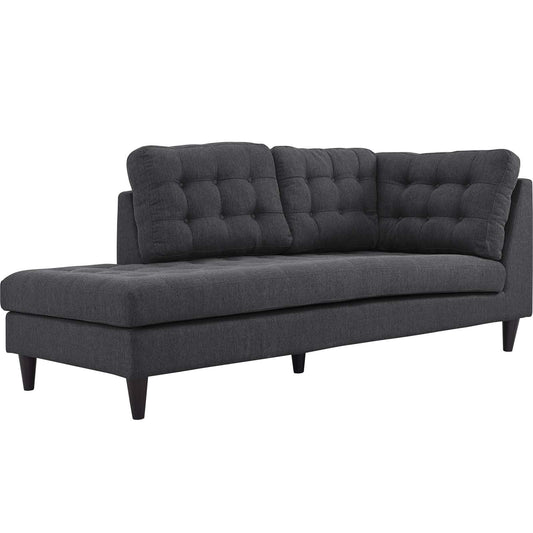 sofas | CasaFoyer Empress Holistic Furniture Design | Tufted Buttons | Luxurious Cushions | Regal Armrests | Sturdy Wooden Legs | Floor Protection | Gray | casafoyer.myshopify.com