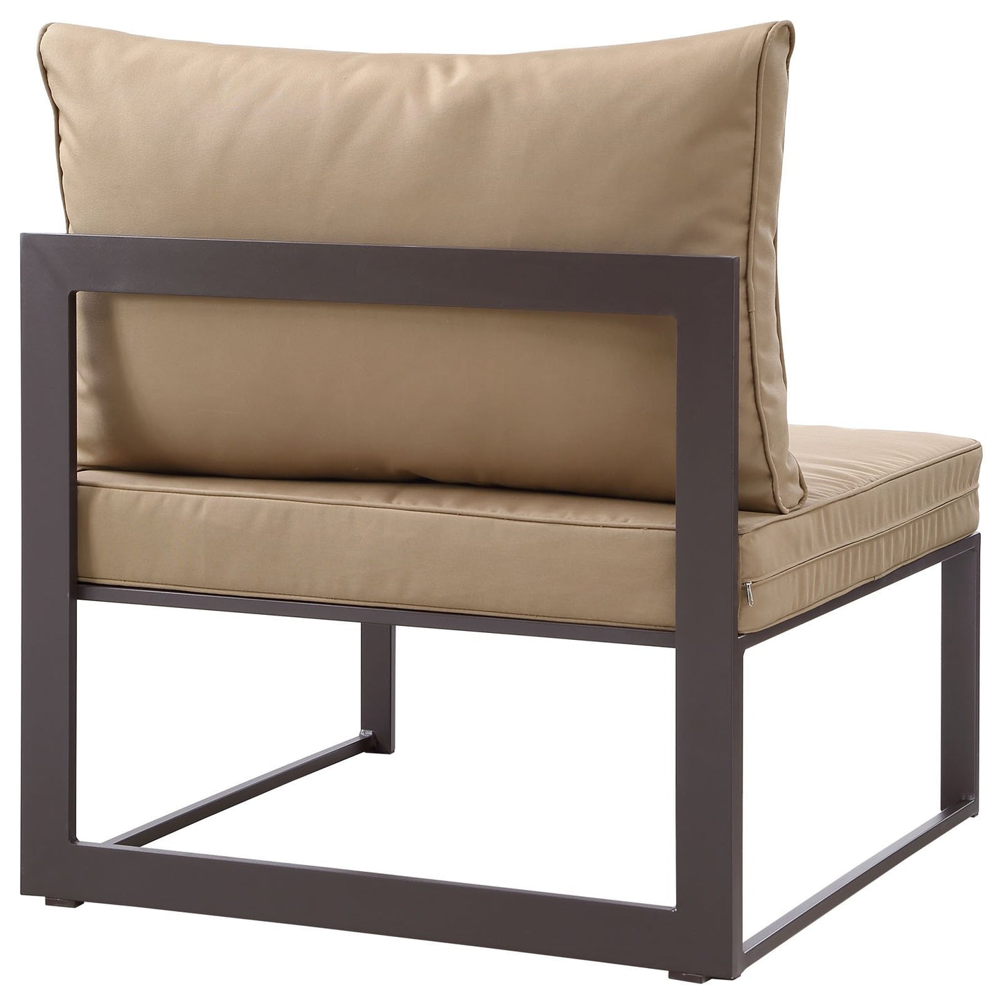 executive chairs | CasaFoyer Fortuna Outdoor Patio Armless Chair | Durable Aluminum Frame | All-Weather Cushions | Modern Design | Perfect for Patios & Outdoor Lounge Spaces | casafoyer.myshopify.com