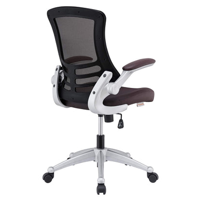 home office desk chairs | CasaFoyer Attainment Office Chair | Ergonomic Design | Breathable Mesh Back | Lumbar Support | Flip-Up Arms | Padded Waterfall Seat | Black | casafoyer.myshopify.com
