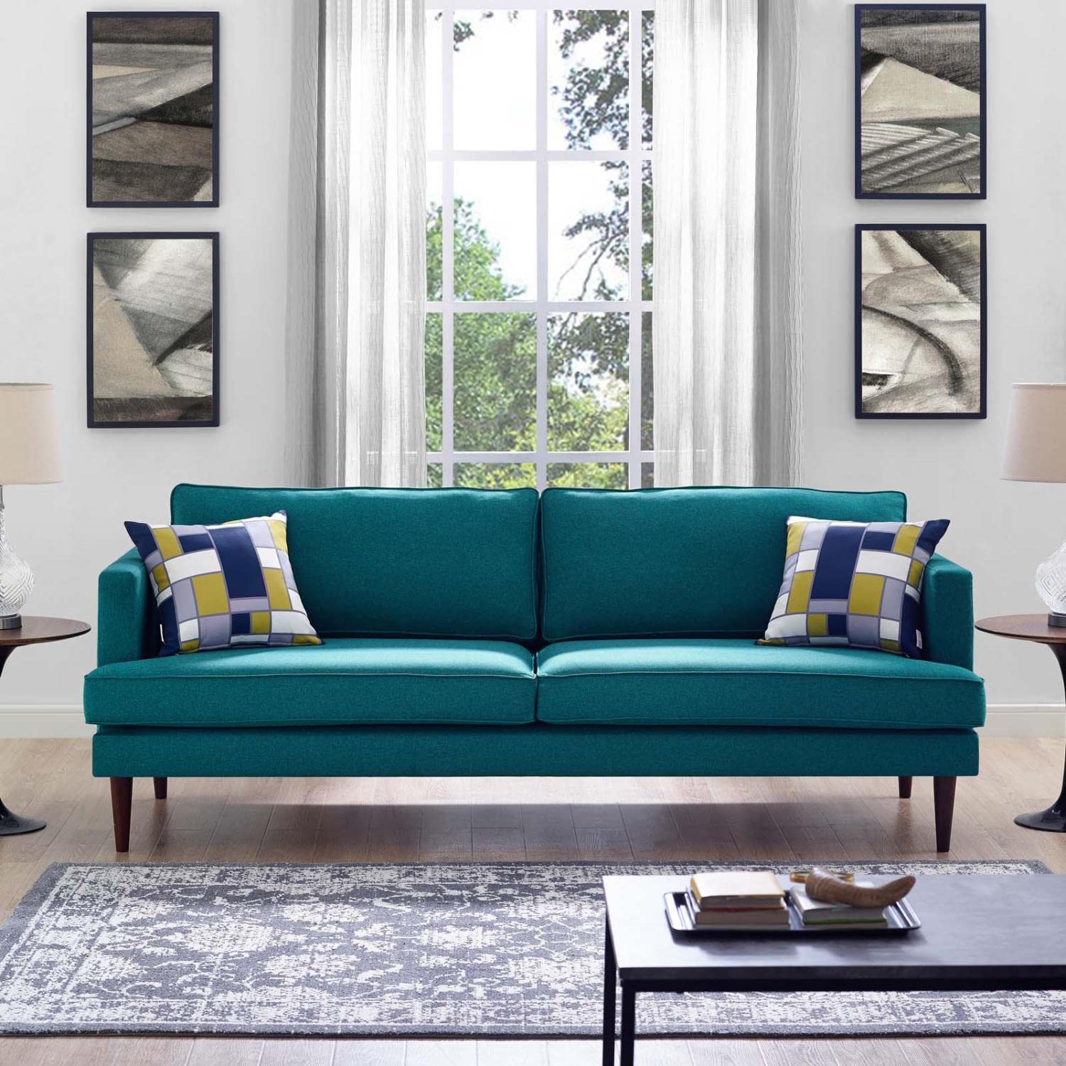 sofas | CasaFoyer Agile Sofa | Versatile & Stylish | Mid-Century, Contemporary, Modern | Densely Padded Foam | Removable, Machine-Washable Covers | 1323 lbs | casafoyer.myshopify.com