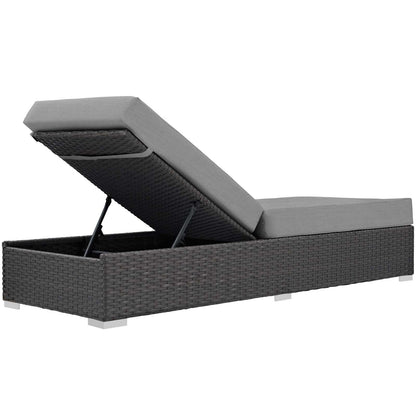 home office desk chairs | CasaFoyer Sojourn Outdoor Patio Furniture Collection | Durable & Versatile Chaise Lounge with Sunbrella Cushions - Canvas Gray | casafoyer.myshopify.com